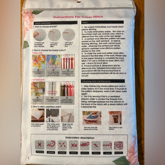 Joy Sunday Cross Stitch Kit D661 TWO WOLVES on printed fabric NEW - Picture 2 of 3